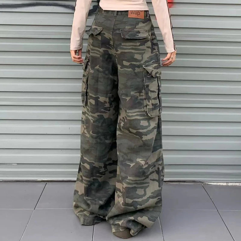 Women's Y2K Camouflage Cargo Pants