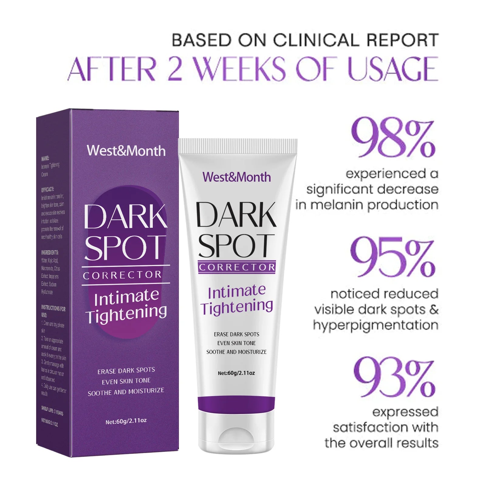 Leumeva Body Whitening & Dark Spot Corrector Cream – 60g | For Underarms, Knees, Elbows & More