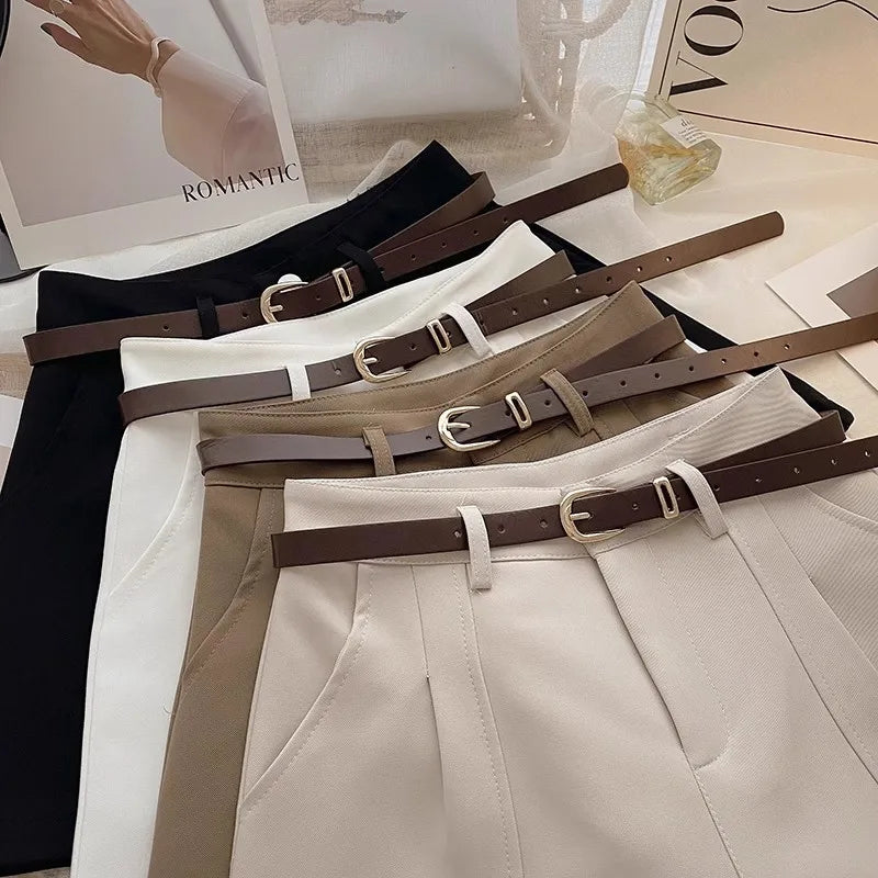Women's A-Line Loose Fit Korean Style Y2K Pocket Shorts
