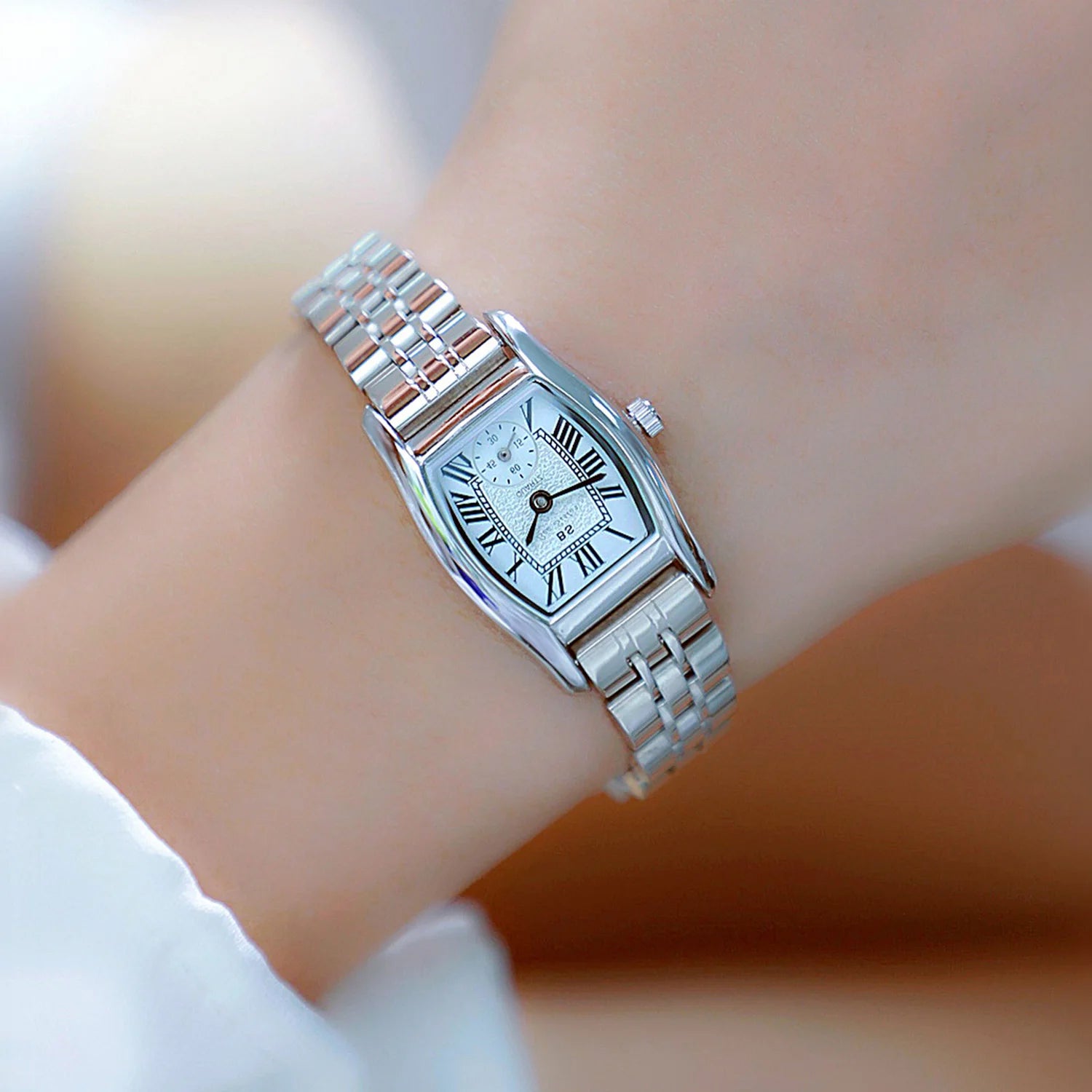 BS Bee Sister Elegant Vintage Rectangle Ladies Watch – Timeless Charm Meets Modern Craftsmanship