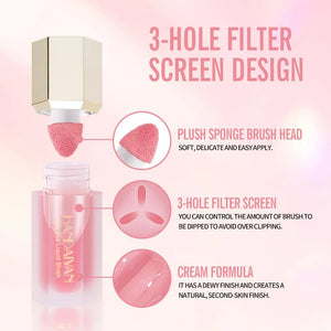 Cream Liquid Blush – Long-Lasting Velvet Mousse Cheek Tint with Natural Finish