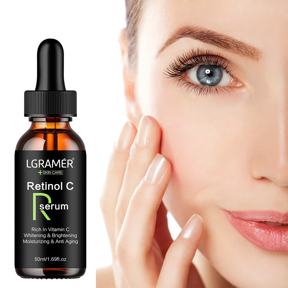 REAROYA Retinol Anti-Aging Serum — Wrinkle Removal, Pore Minimizing, Whitening & Moisturizing Face Serum for Firm, Radiant Skin