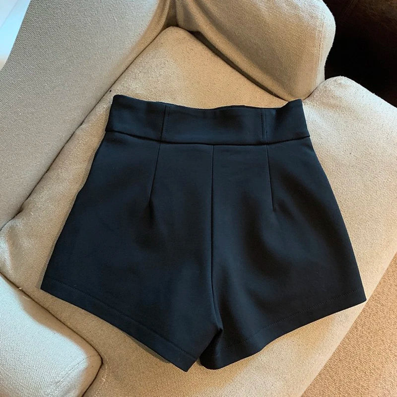 High-Waisted A-Line Harajuku Elegance Shorts