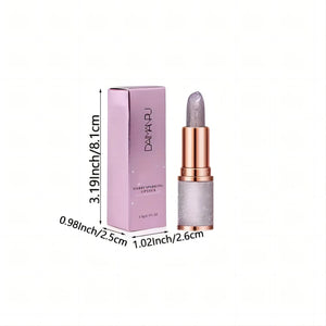 Velvet Shine Lipstick – Rose Smoke Powder & Starry Gloss | Long-Lasting, Waterproof, Anti-Fouling Lip Color (3.5g)
