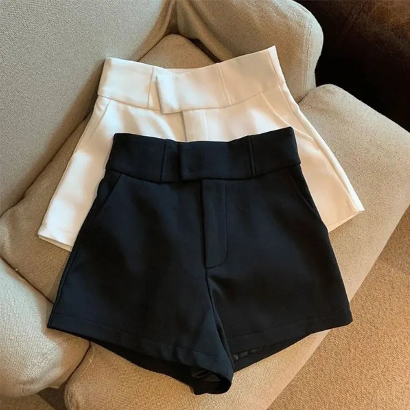 High-Waisted A-Line Harajuku Elegance Shorts