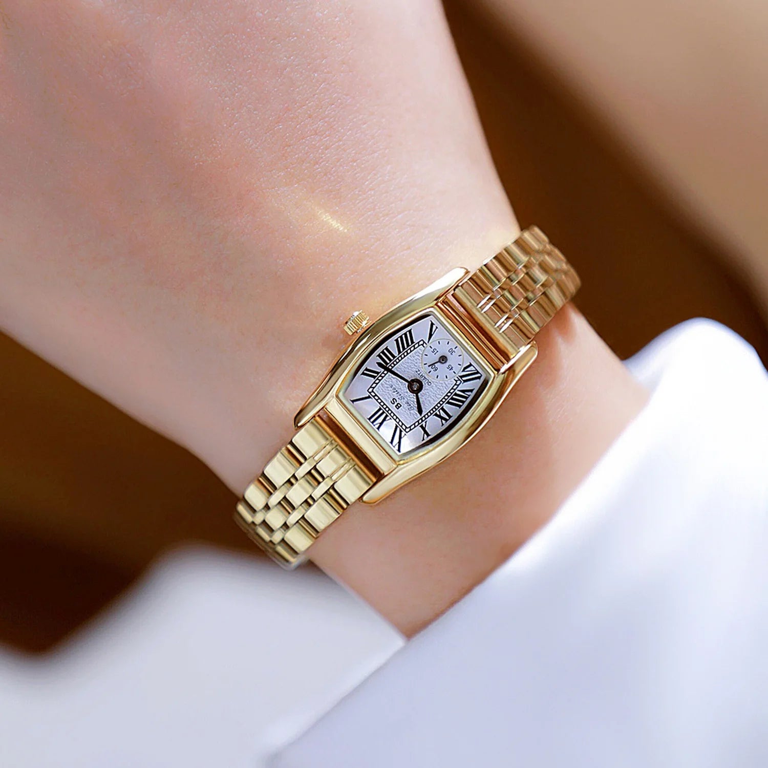 BS Bee Sister Elegant Vintage Rectangle Ladies Watch – Timeless Charm Meets Modern Craftsmanship