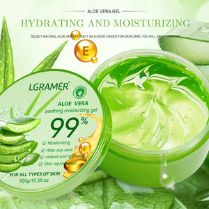 Moisturizing Aloe Vera Gel Refreshing Non Sticky Facial Care Facial Cream Wash Free Deep Nourishing Maintain Skin Aloe Vera Gum