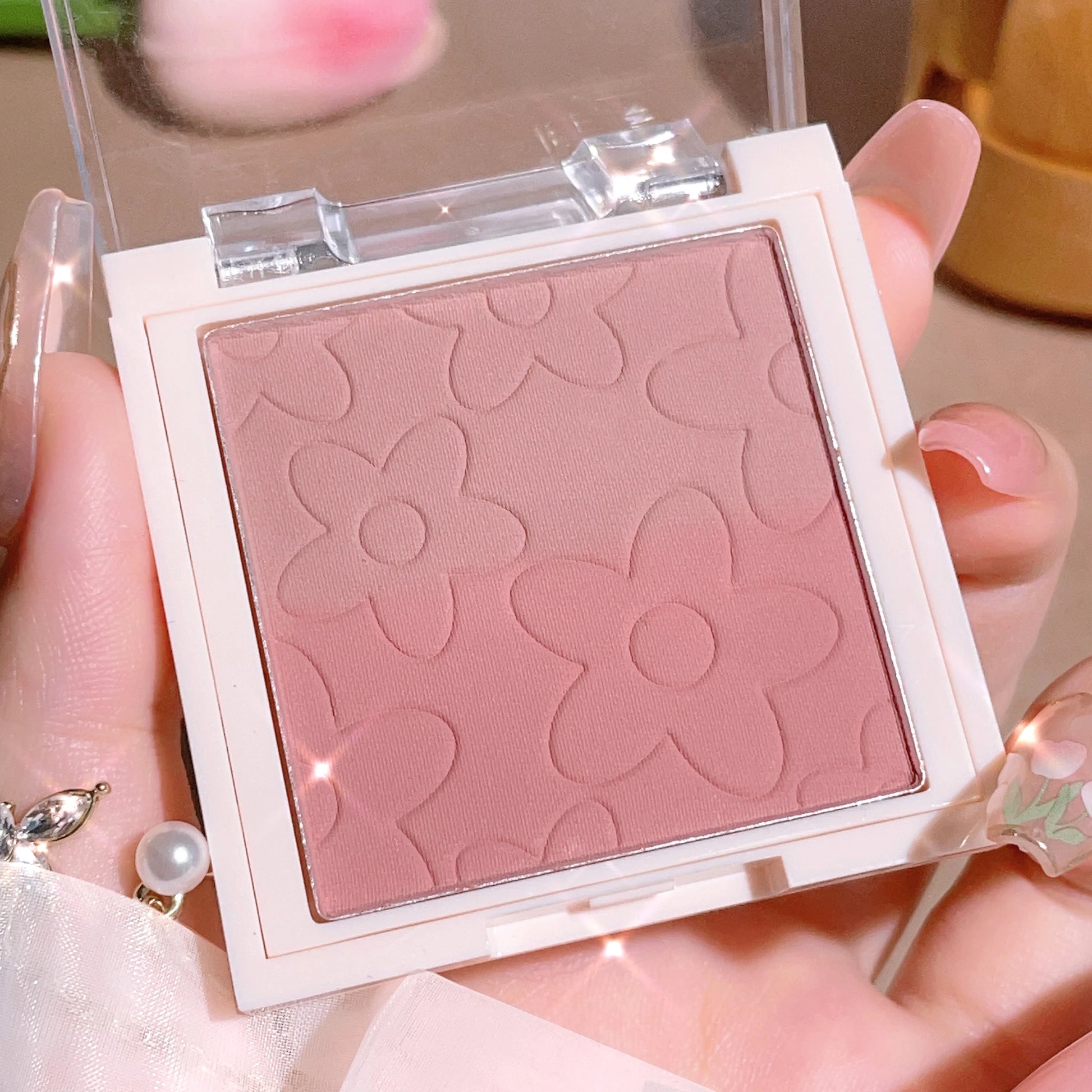 4-Color Gradient Blush Palette – Natural, Long-Lasting Cheek Color for Daily Makeup