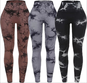 High-Waist Seamless Push-Up Yoga Leggings
