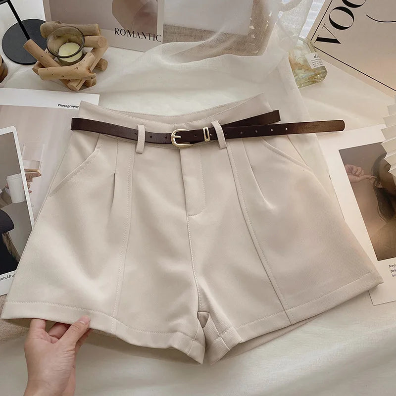 Women's A-Line Loose Fit Korean Style Y2K Pocket Shorts