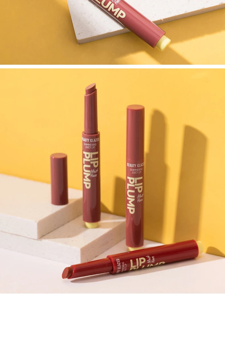 Beauty Glazed 12 Color Shimmering Juicy Lipstick,ShiniBeauty Glazed 12-Color Shimmering Lipstick Set – Juicy Shine, Lip Plumping & Moisturizing Lip Makeup Gift for Womenng Lip Plump,Moisturizing Nourishing Women Lip Makeup.Girl's Gift