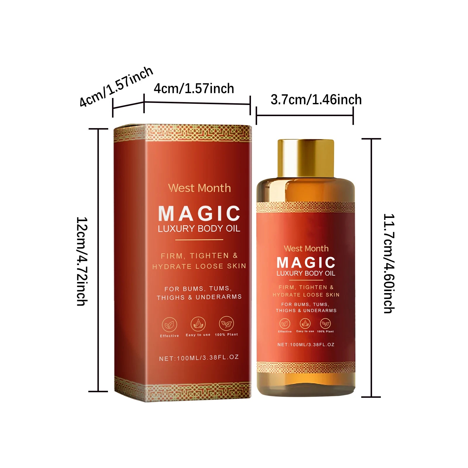 Magic Luxury Body Oil Tightening & Lifting Body Oil – Firming, Brightening & Moisturizing Skin Care Solution
