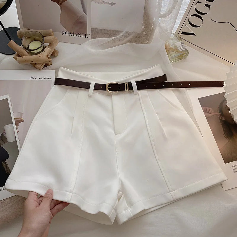 Women's A-Line Loose Fit Korean Style Y2K Pocket Shorts