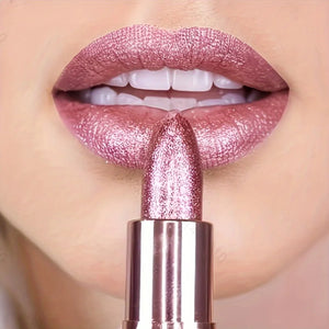Velvet Shine Lipstick – Rose Smoke Powder & Starry Gloss | Long-Lasting, Waterproof, Anti-Fouling Lip Color (3.5g)