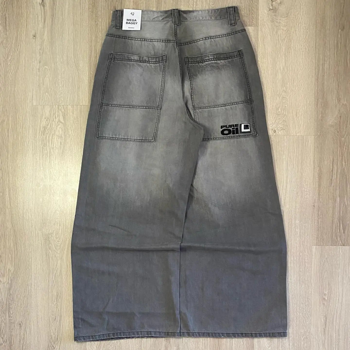 Women's Y2K Multi-Pocket Washed Baggy Pants