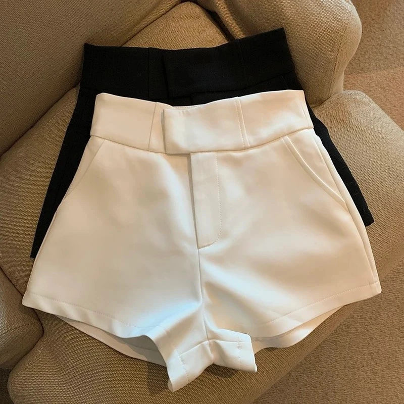 High-Waisted A-Line Harajuku Elegance Shorts