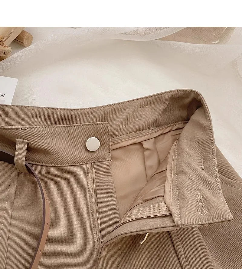Women's A-Line Loose Fit Korean Style Y2K Pocket Shorts