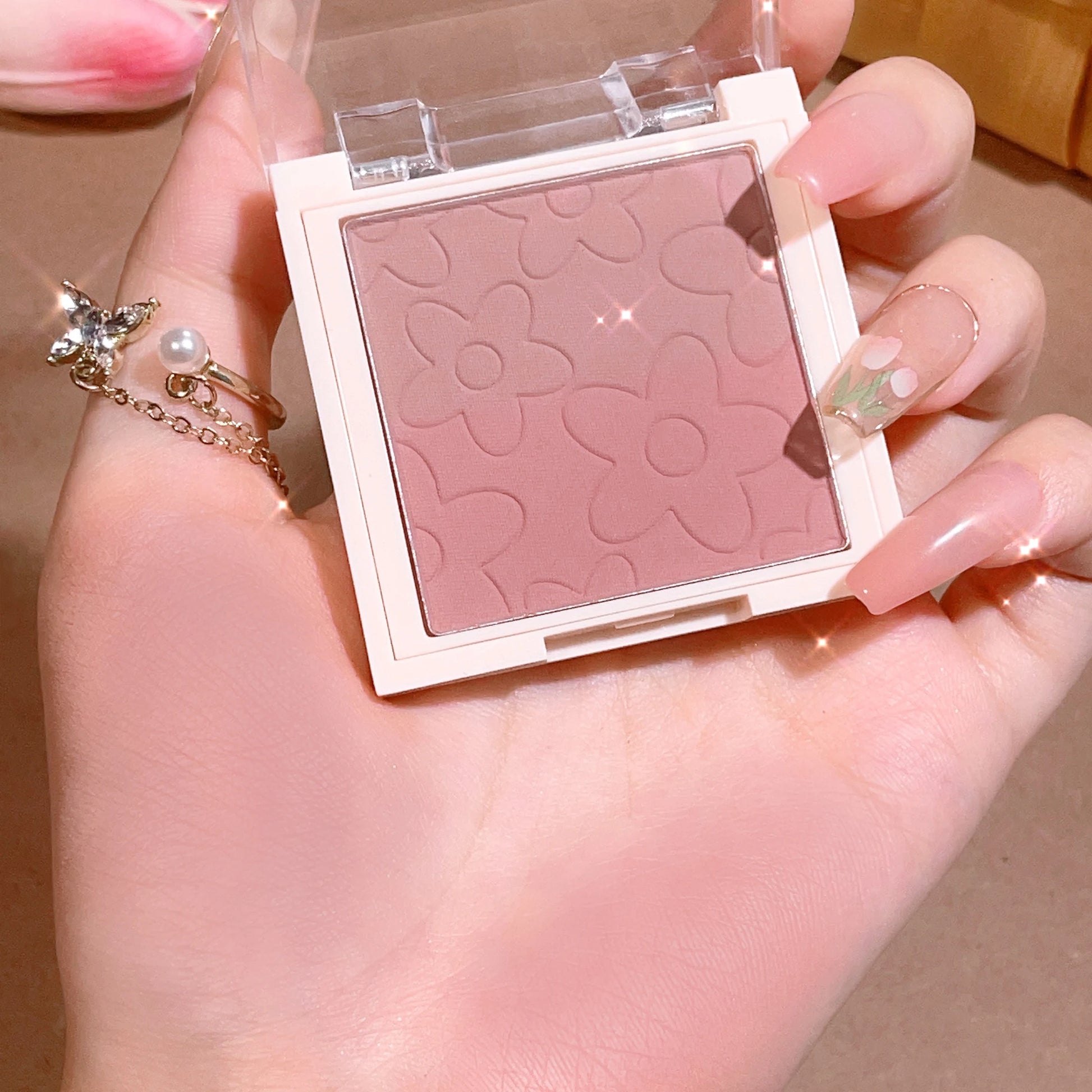 4-Color Gradient Blush Palette – Natural, Long-Lasting Cheek Color for Daily Makeup